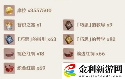 原神3.4艾爾海森突破材料大全