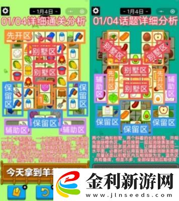 羊了個羊1.4關卡攻略流程
