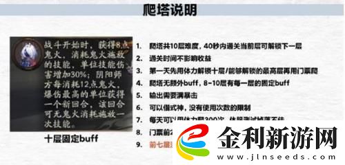 陰陽師月燼宵宴爬塔陣容搭配一覽