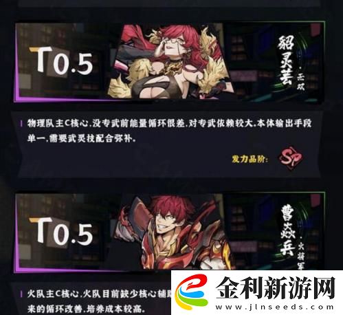 鎮(zhèn)魂街天生為王角色節(jié)奏榜一覽