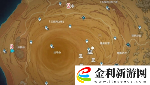 原神千壑沙地地靈龕位置分布圖一覽