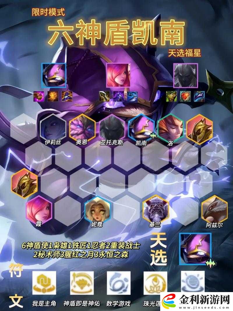 云頂之弈10.22六神盾凱南如何輕松上分