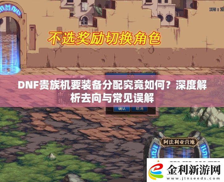 DNF貴族機要裝備分配究竟如何深度解析去向與常見誤解
