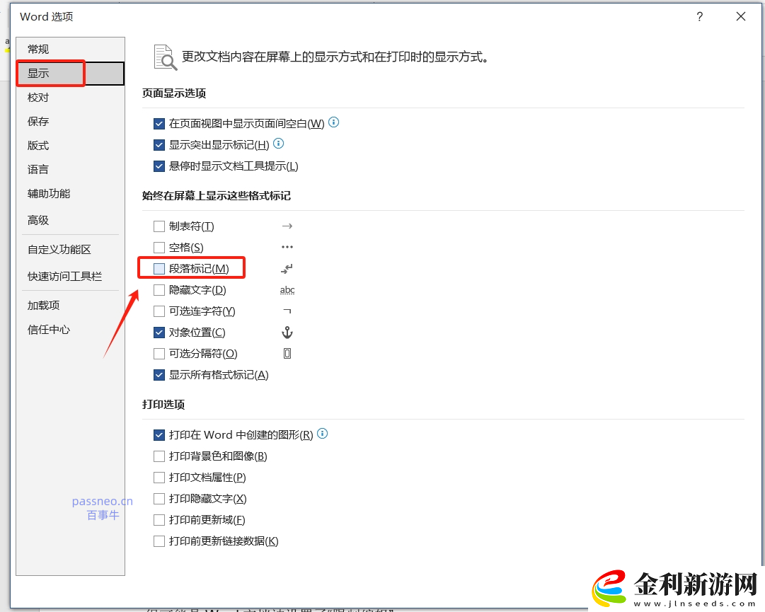 如何在Word文檔中禁止打印特定內容