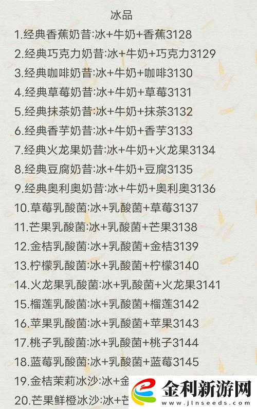 戀戀奶茶小鋪兌換碼全揭秘
