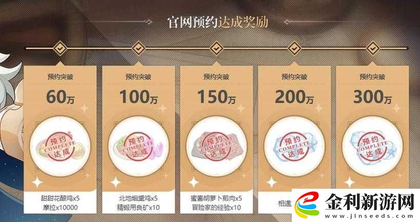 原神20連抽與1000萬預約獎勵如何領取