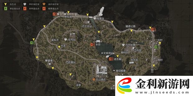 暗區突圍物資分布圖