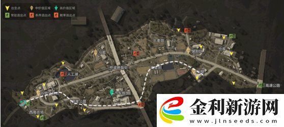 暗區突圍農場撤離路線