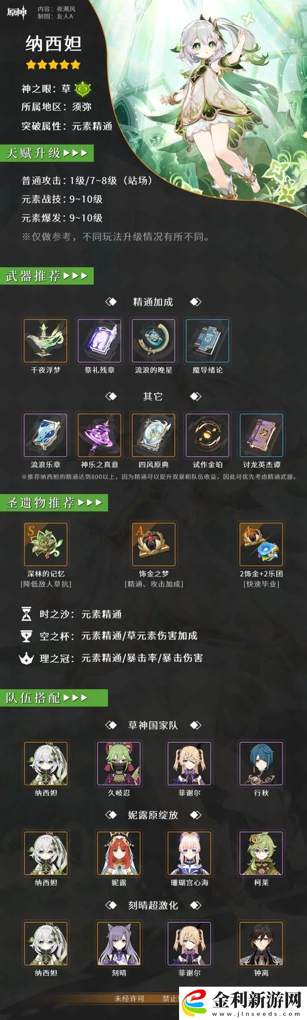 原神納西妲抽取建議