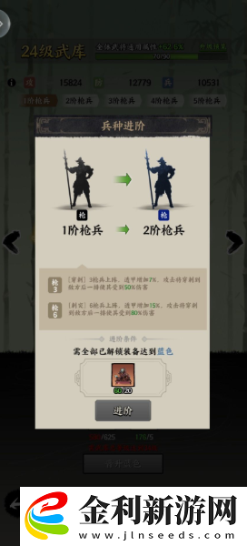 名將之弈武庫(kù)兵種升階攻略一覽