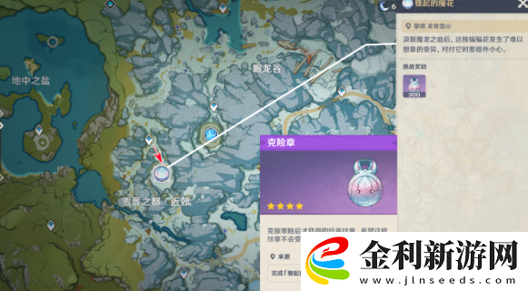 原神雪中魔花在哪