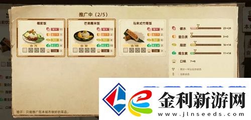 豐收之路推廣美食詳細攻略