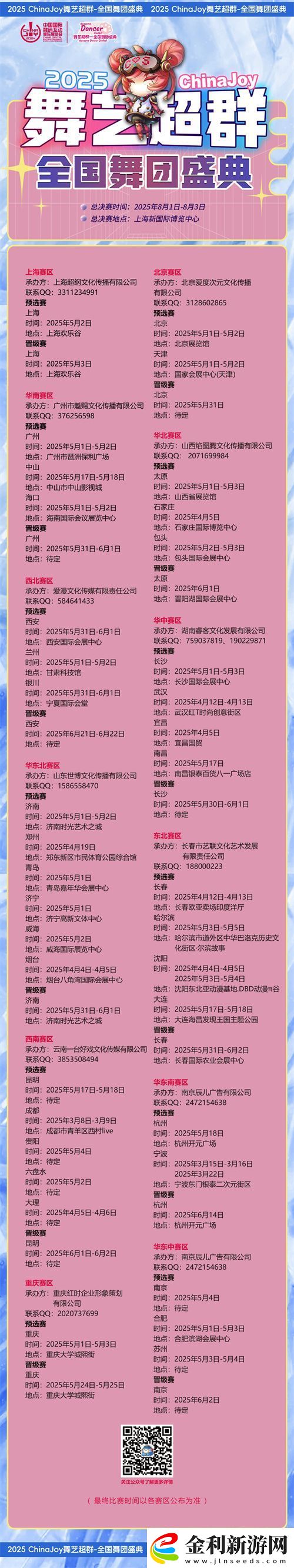 2025ChinaJoy舞藝超群—全國舞團盛典熱血開戰！各賽區時間公布