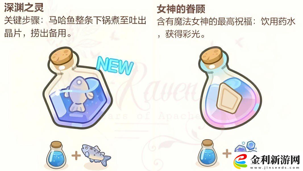 未定事件簿廚房的試煉魔法藥水配方有哪些
