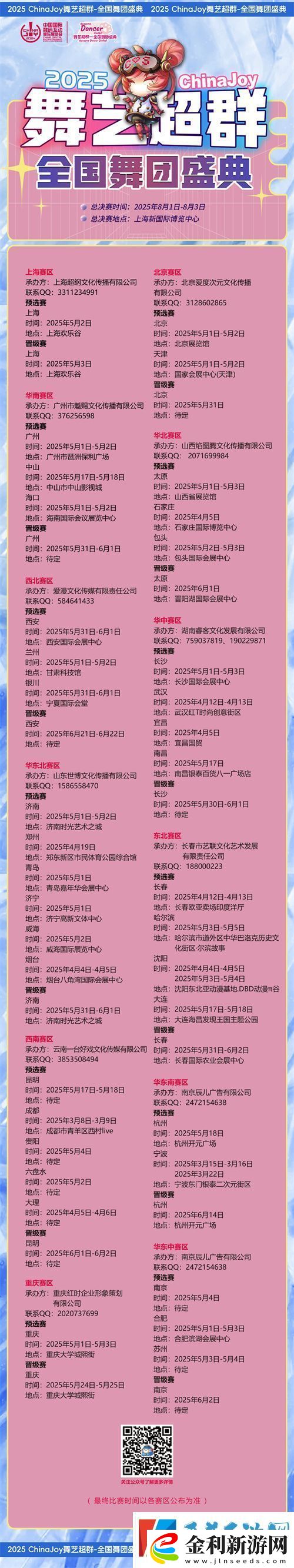 2025ChinaJoy舞藝超群—全國舞團盛典熱血開戰！各賽區時間公布