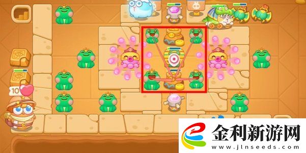 保衛蘿卜4法老歸來第110關怎么過