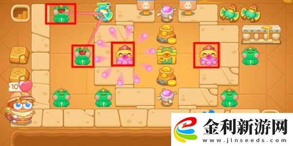 保衛蘿卜4法老歸來第110關怎么過